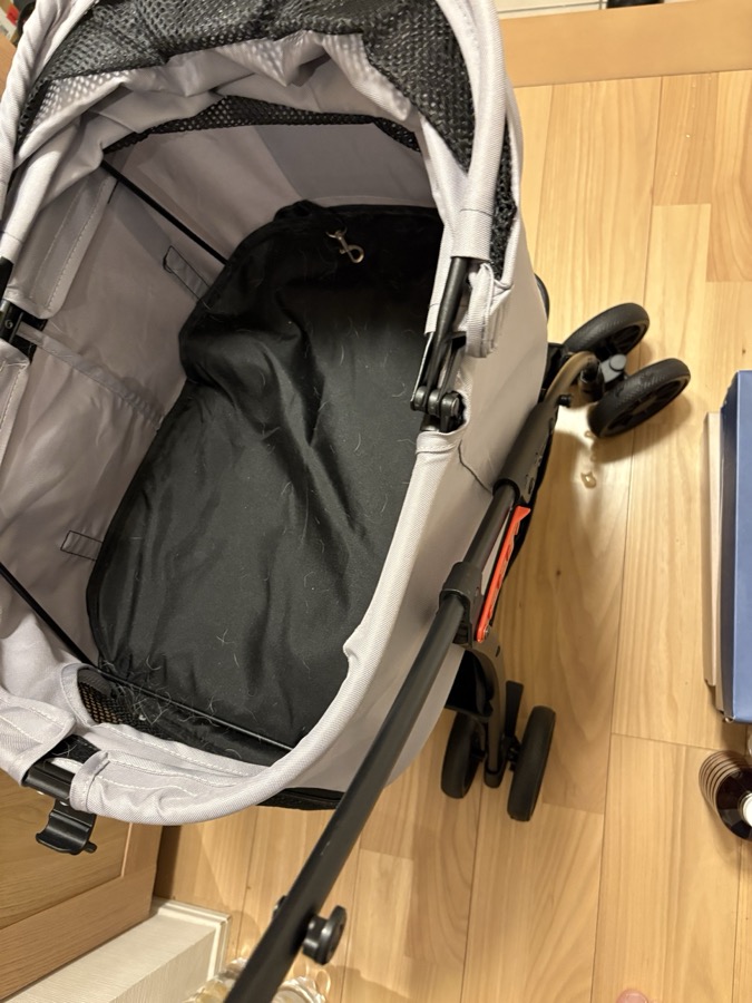 MILA&LOUIS ペットカート（55cm ゆりかご・4.5kg・グレー）